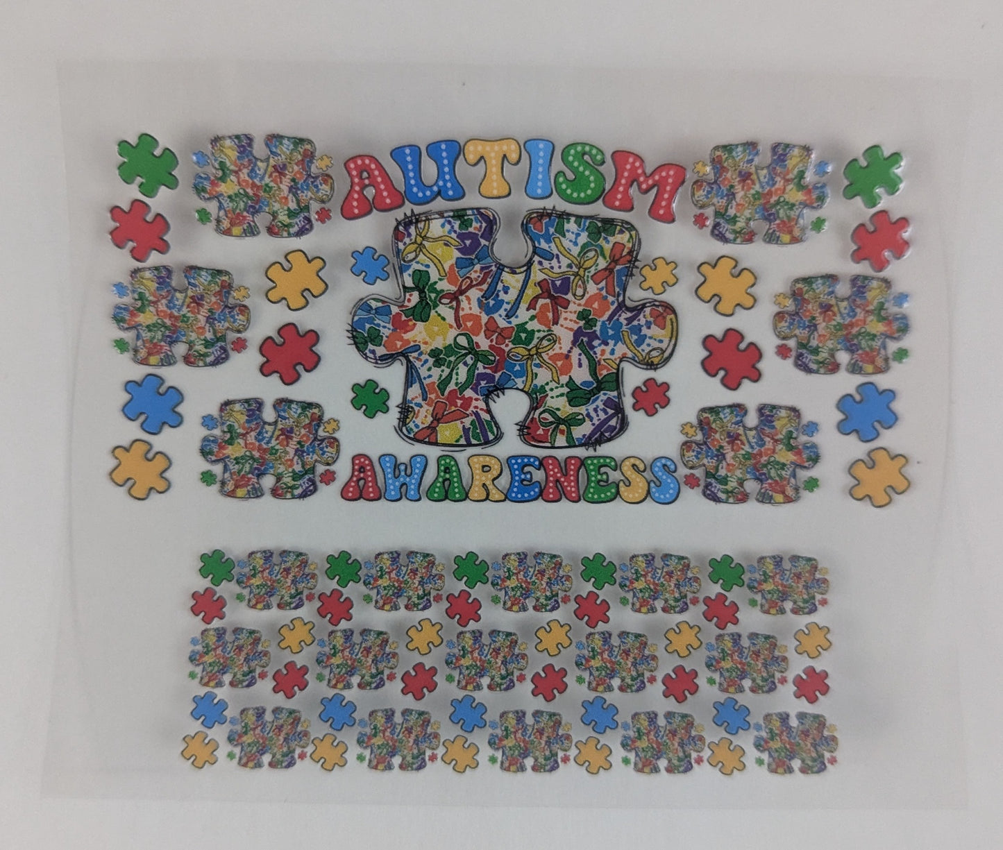 Mini Tumbler Keychain UV/DTF Wraps - Awareness - Autism - Multiple Designs Available