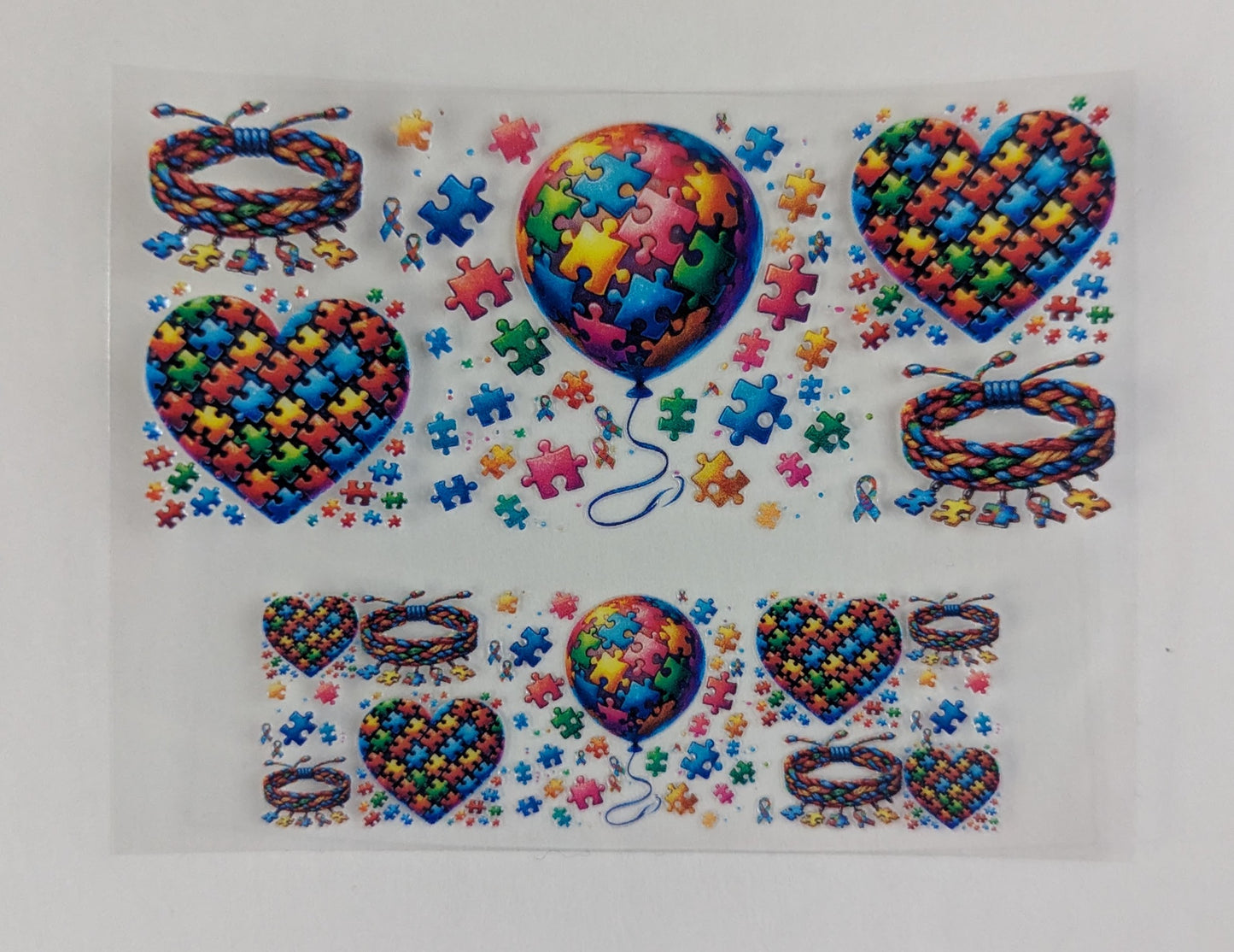 Mini Tumbler Keychain UV/DTF Wraps - Awareness - Autism - Multiple Designs Available