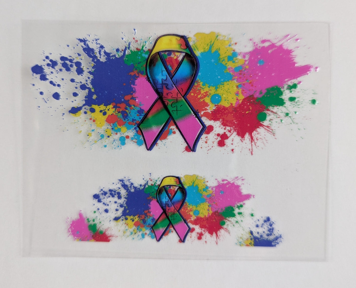 Mini Tumbler Keychain UV/DTF Wraps - Awareness - Autism - Multiple Designs Available