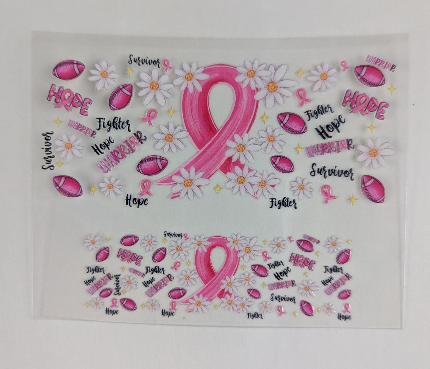 Mini Tumbler Keychain UV/DTF Wraps - Awareness - Breast Cancer - Multiple Designs Available