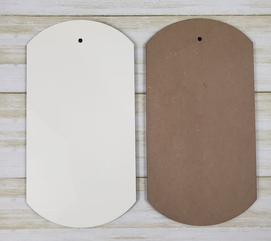 Sublimation Blank - MDF Dog Tag - 10.5" x 5.5"