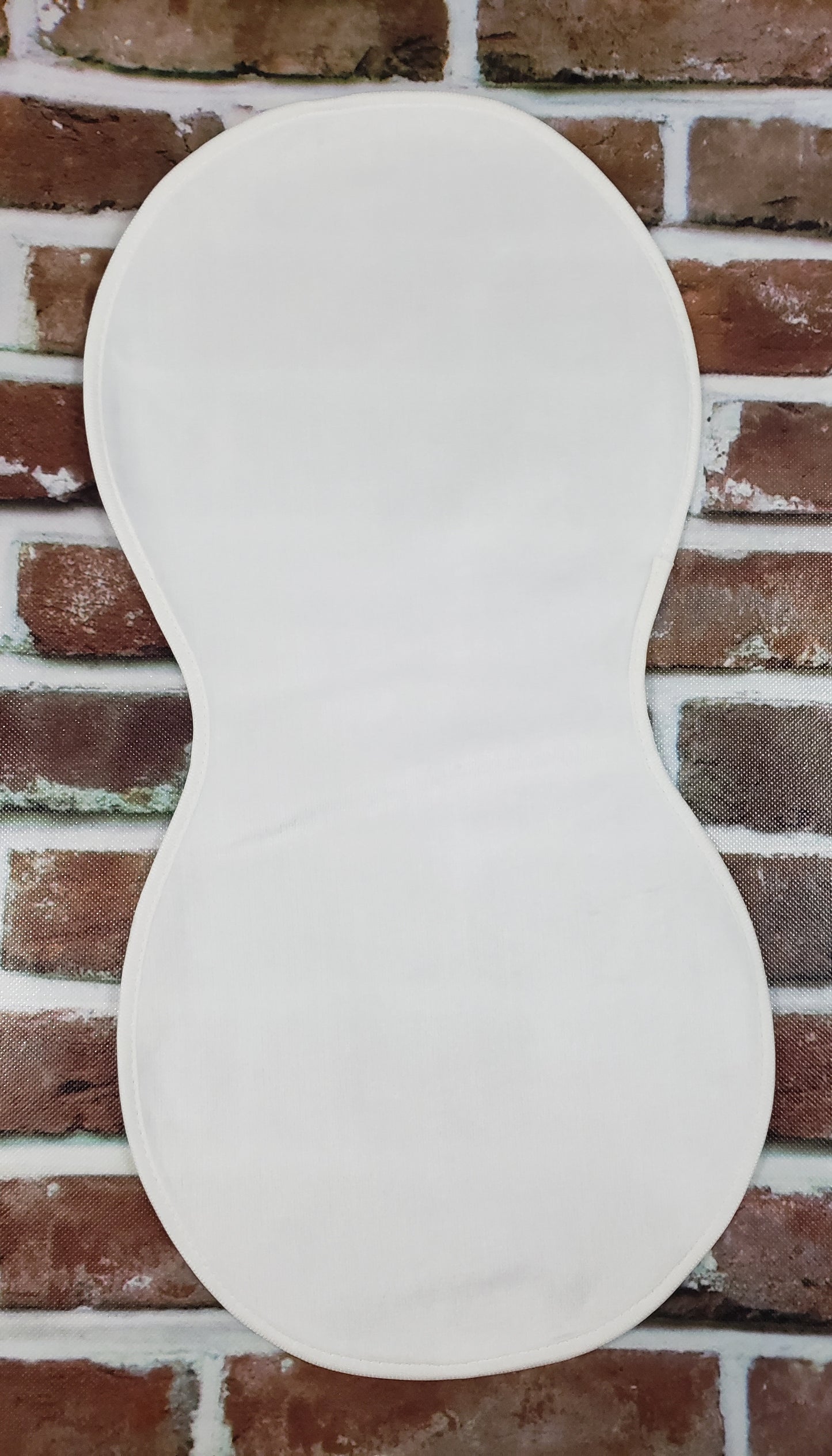 Sublimation Blank - Subli-Plush Baby Peanut Burp Cloth - 10" x 20"