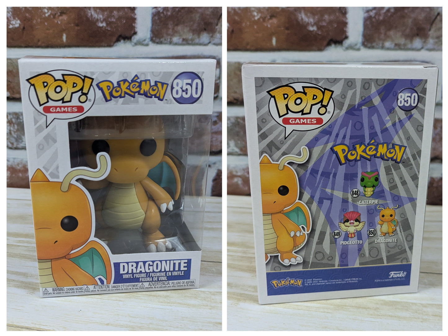 Funko Pop! Games Pokémon Dragonite #850 Vinyl Figure