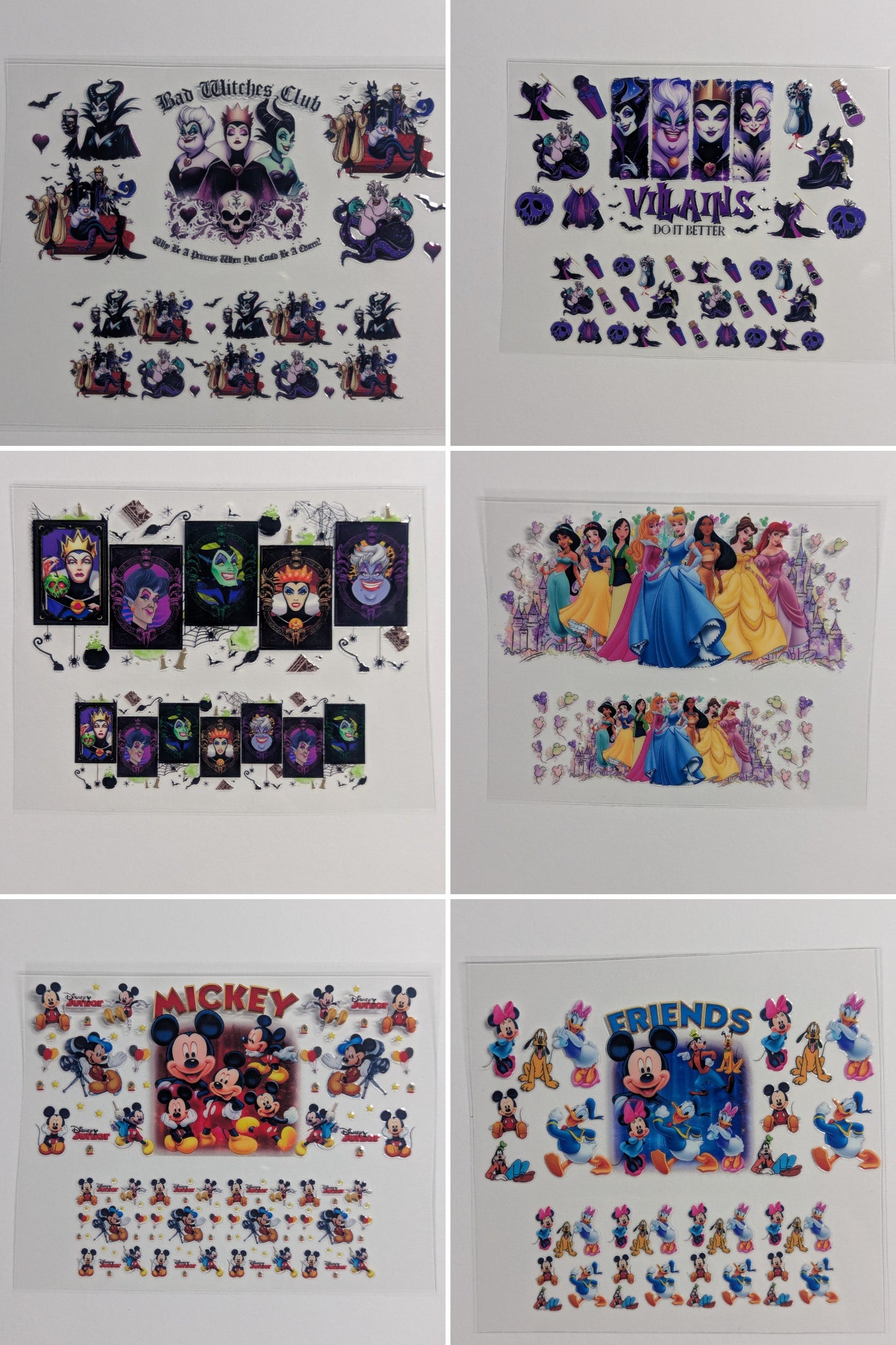 Mini Tumbler Keychain UV/DTF Wraps - Animation 5 - Multiple Designs Available