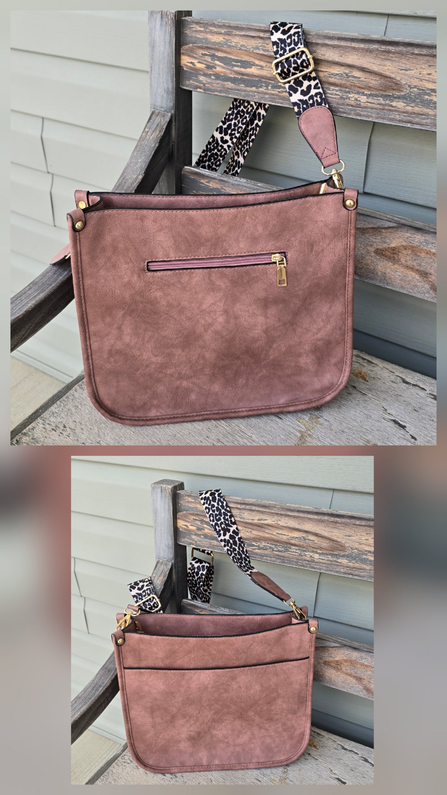 Crossbody Bag with Adjustable Strap - #0338 - Multiple Colors Available