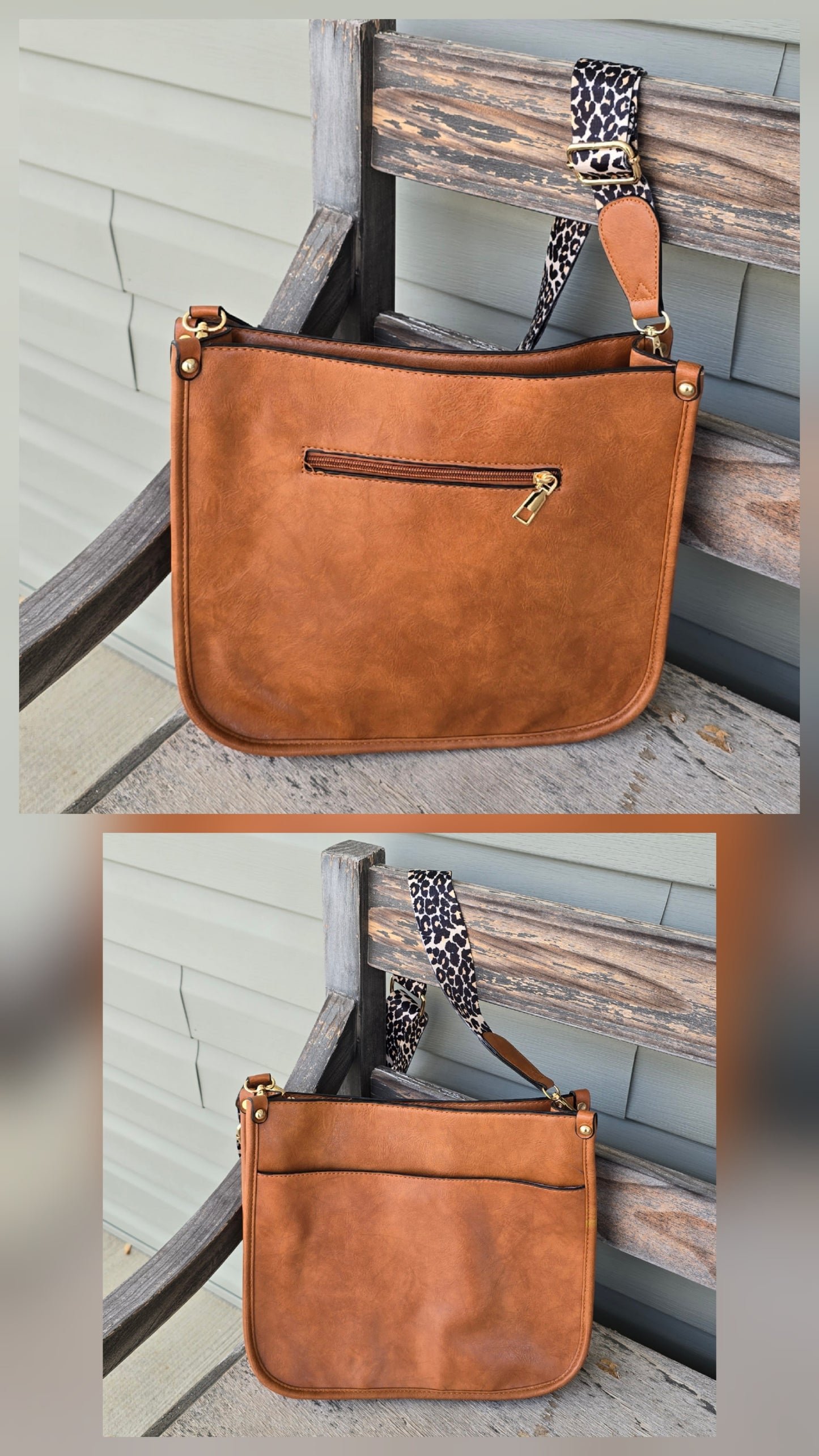 Crossbody Bag with Adjustable Strap - #0338 - Multiple Colors Available