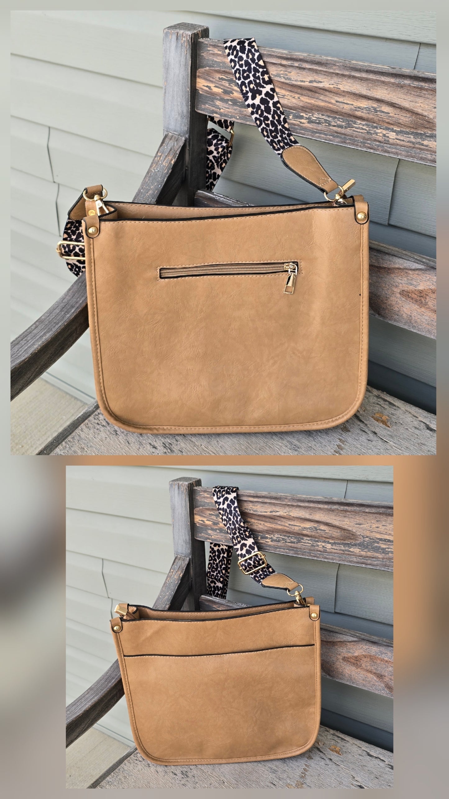 Crossbody Bag with Adjustable Strap - #0338 - Multiple Colors Available