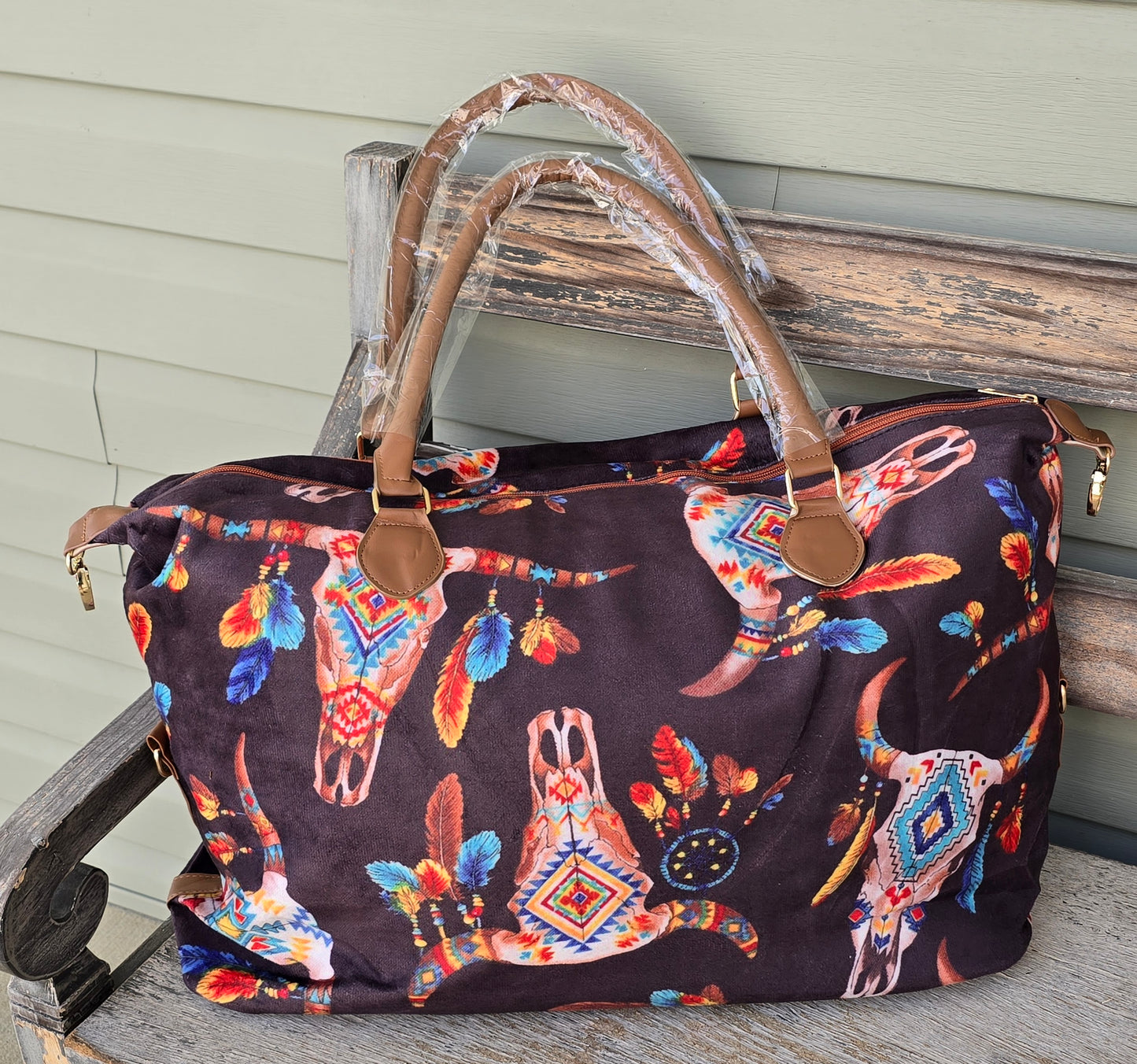 Western Weekender Bag - does NOT include shoulder strap - Multiple Designs Available