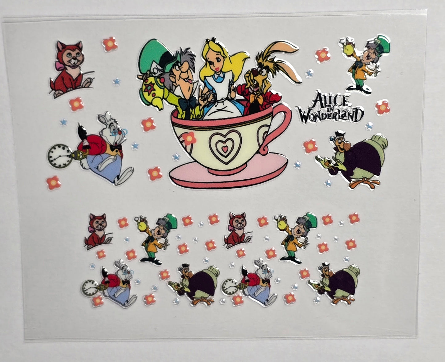 Mini Tumbler Keychain UV/DTF Wraps - Animation Alice - Multiple Designs Available