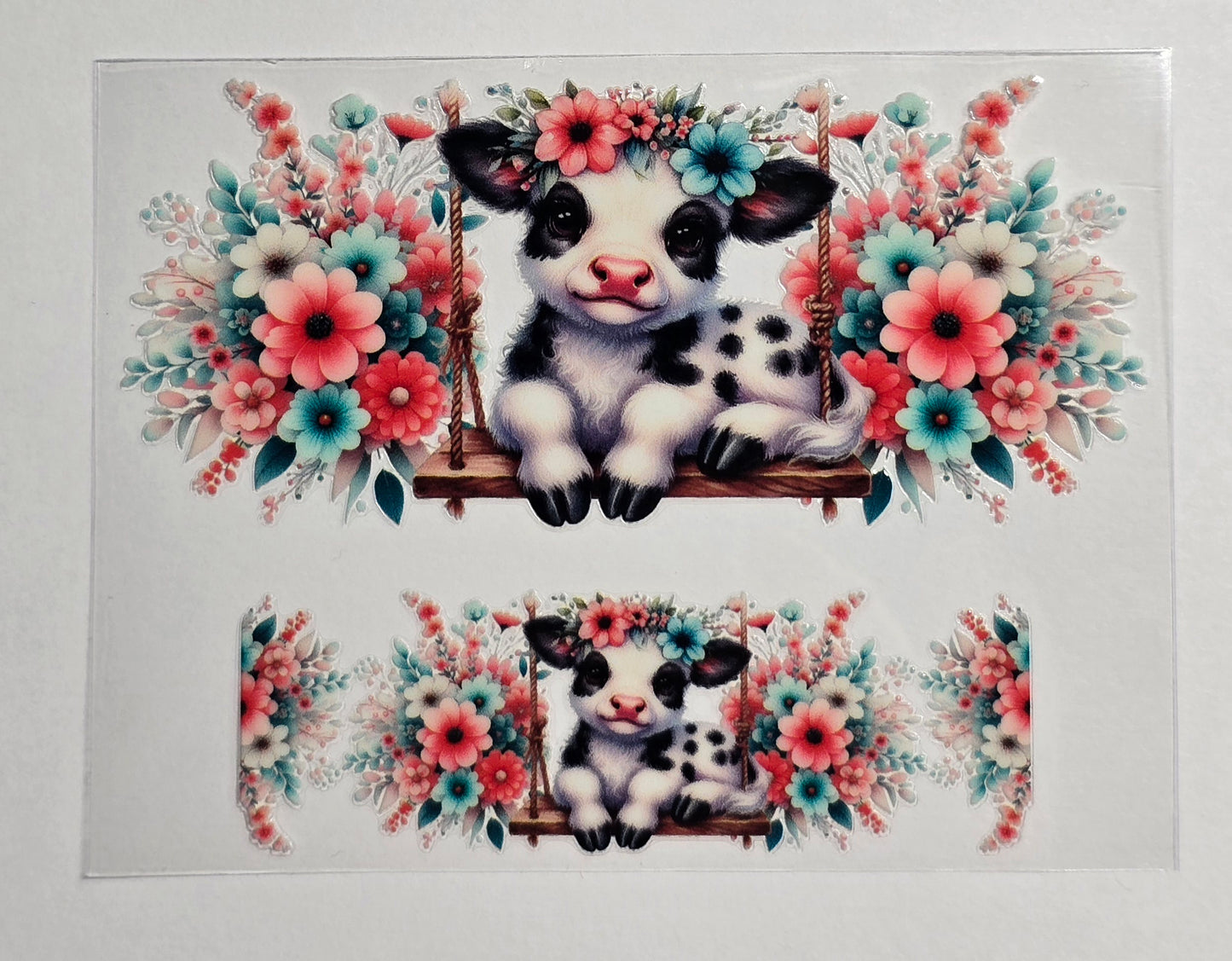 Mini Tumbler Keychain UV/DTF Wraps - Cows - Calves - Multiple Designs Available