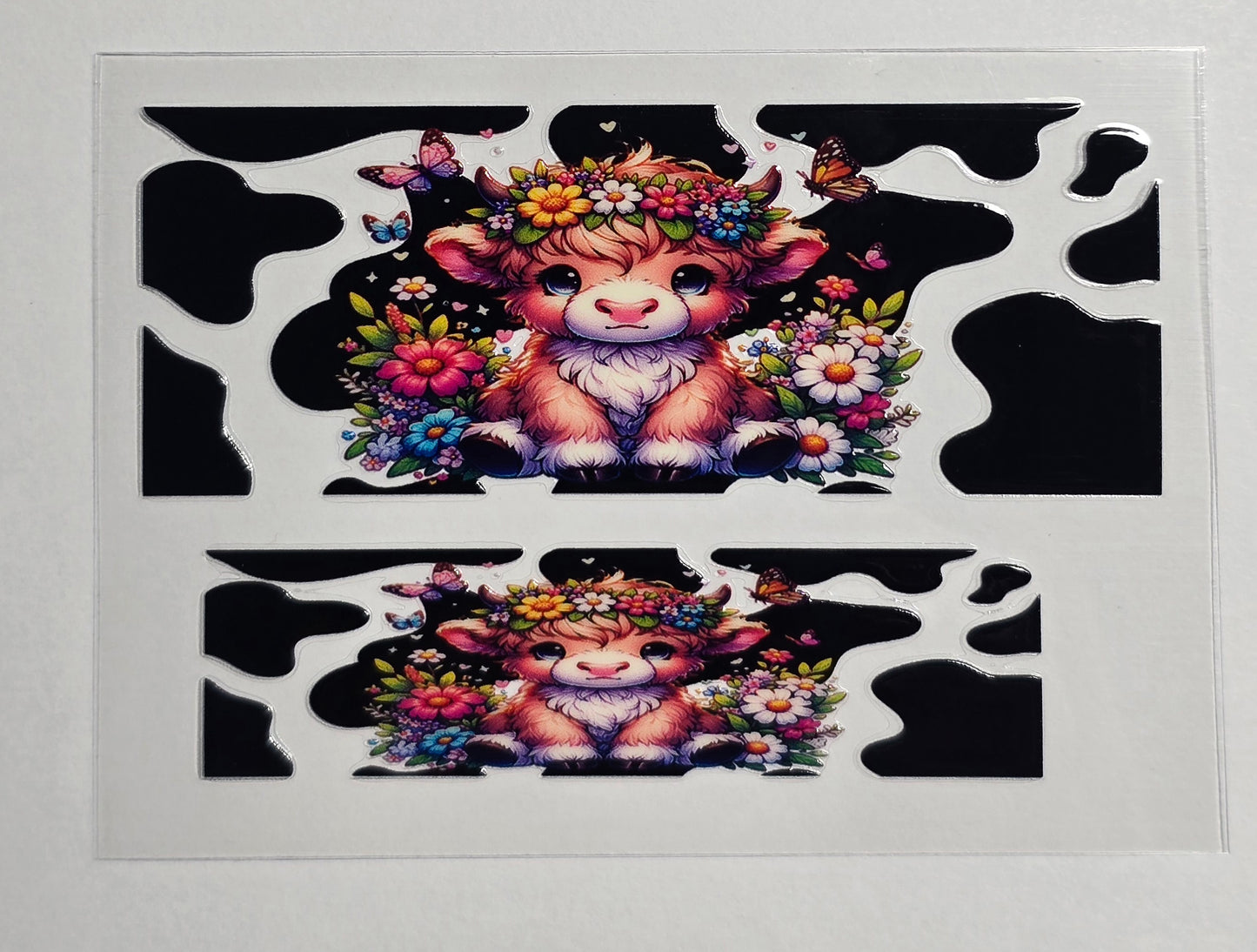 Mini Tumbler Keychain UV/DTF Wraps - Cows - Calves - Multiple Designs Available
