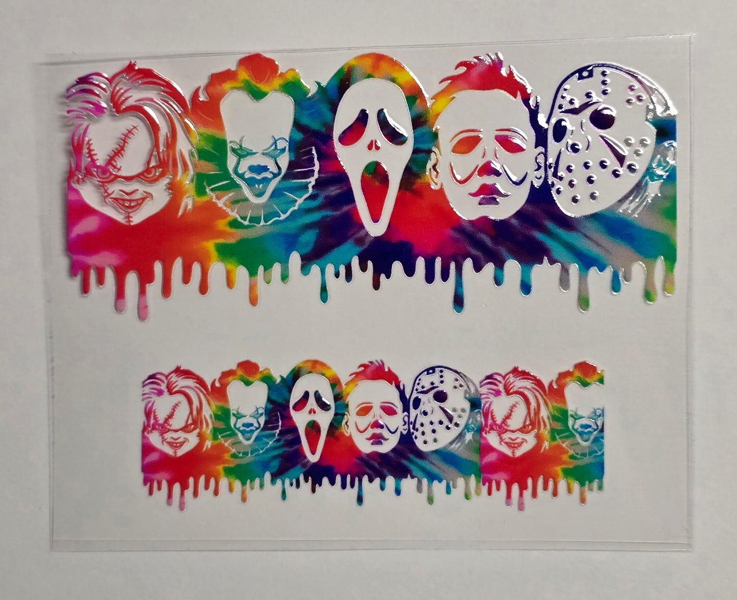 Mini Tumbler Keychain UV/DTF Wraps - Horror - Multiple Designs Available
