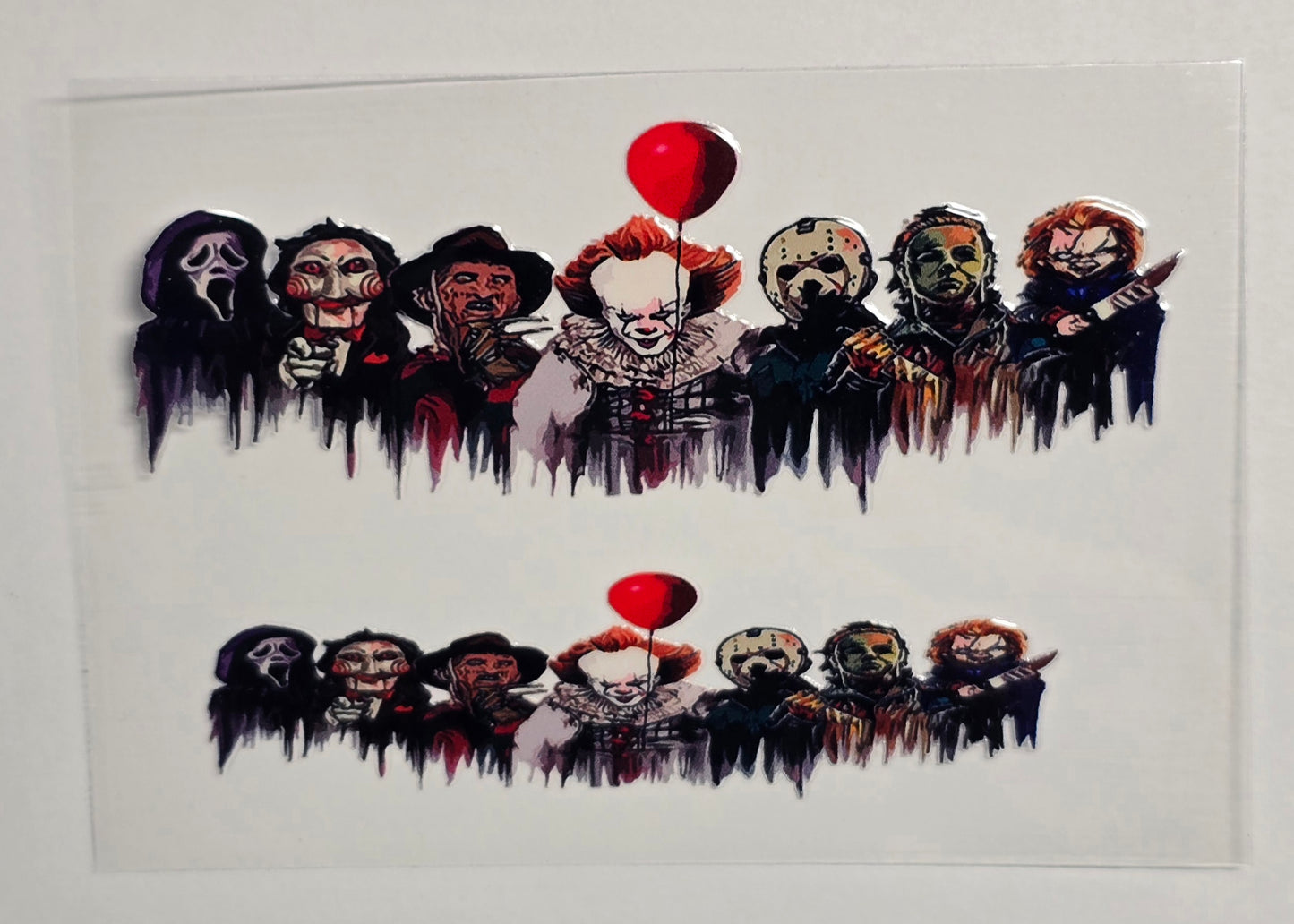 Mini Tumbler Keychain UV/DTF Wraps - Horror - Multiple Designs Available