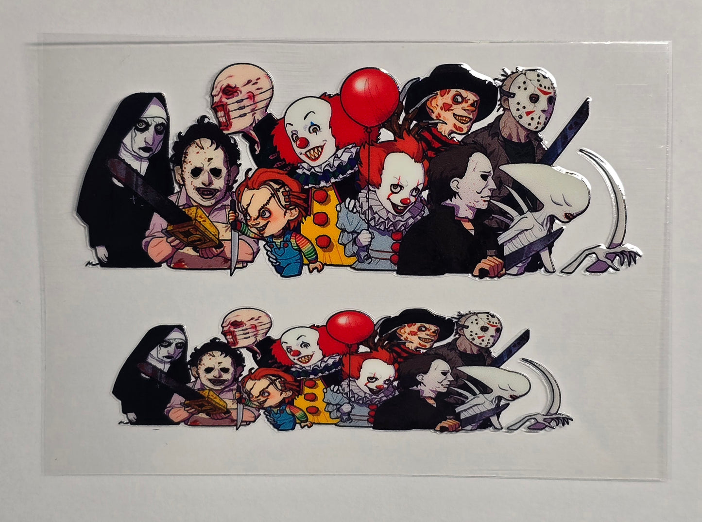Mini Tumbler Keychain UV/DTF Wraps - Horror - Multiple Designs Available