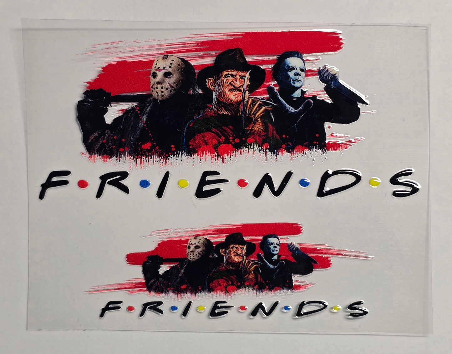 Mini Tumbler Keychain UV/DTF Wraps - Horror - Multiple Designs Available