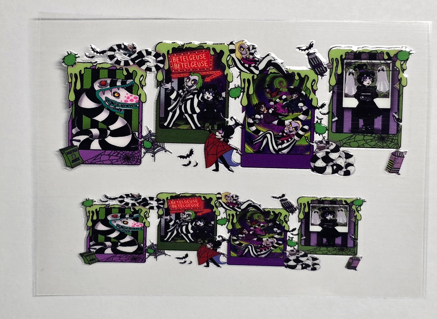 Mini Tumbler Keychain UV/DTF Wraps - Horror - Beetlejuice - Multiple Designs Available