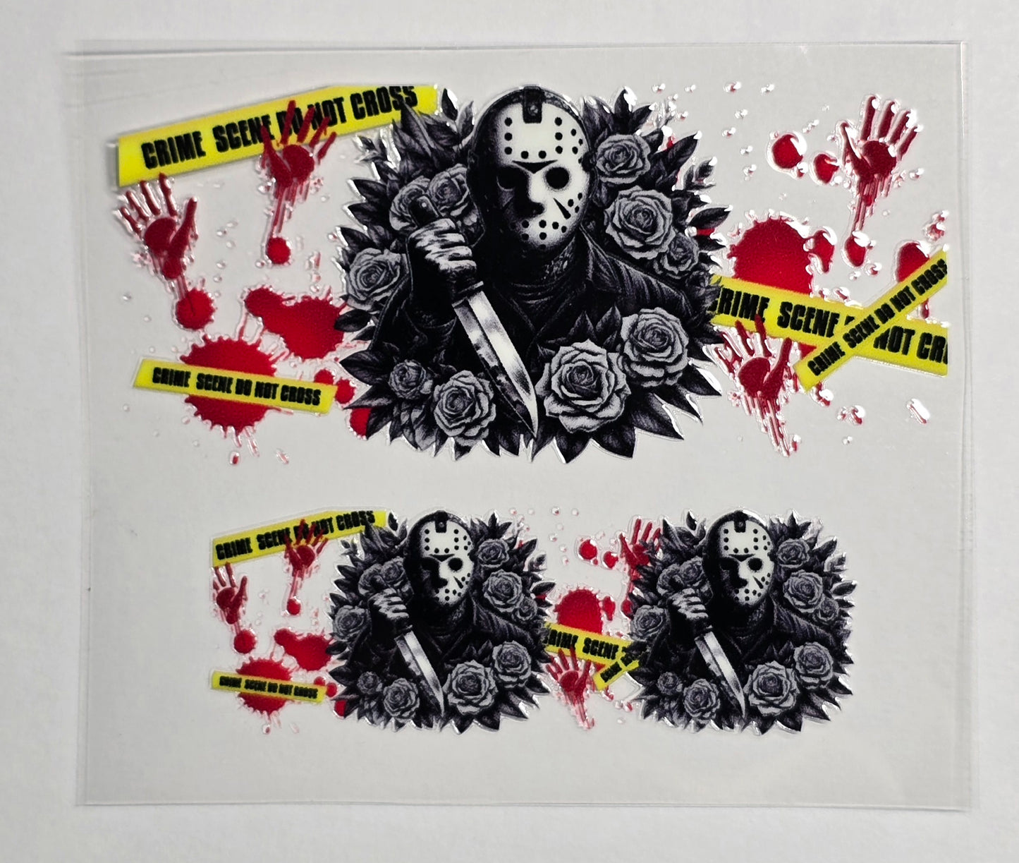 Mini Tumbler Keychain UV/DTF Wraps - Horror - Jason - Multiple Designs Available