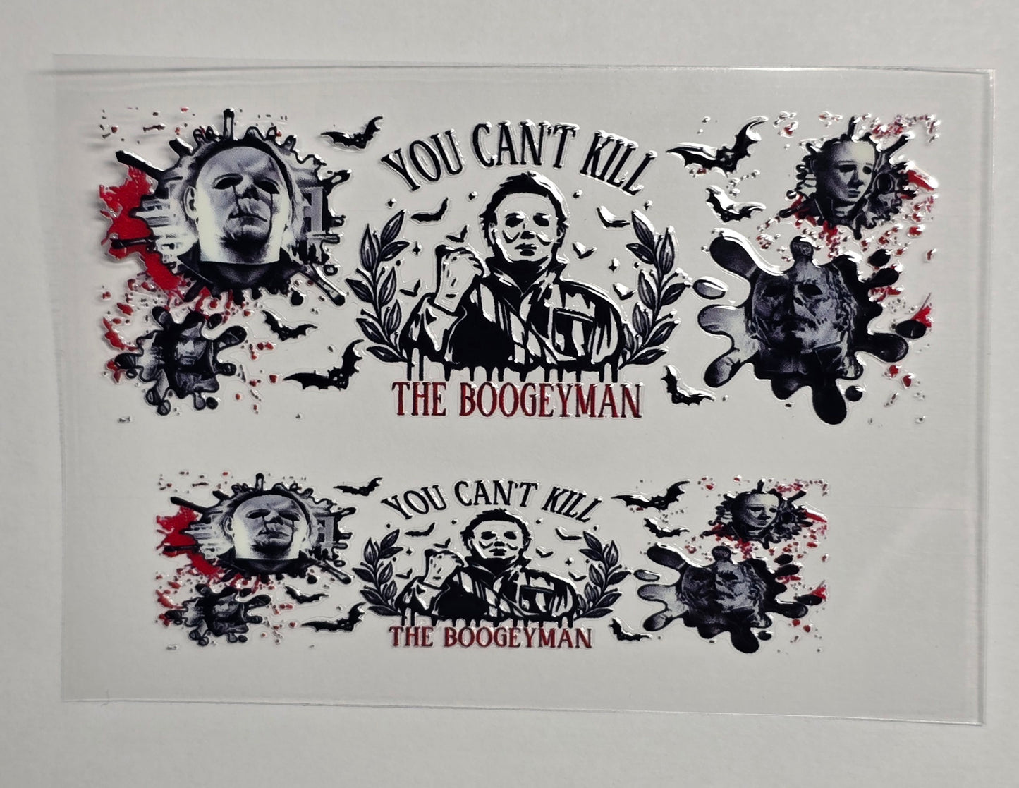Mini Tumbler Keychain UV/DTF Wraps - Horror - Michael Myers - Multiple Designs Available