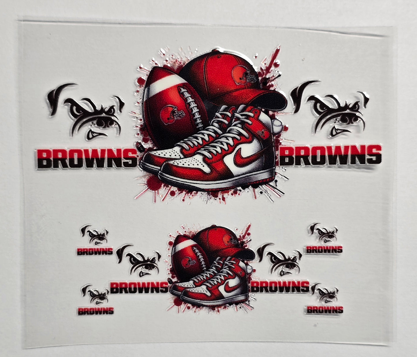 Mini Tumbler Keychain UV/DTF Wraps - Football - Cleveland - Multiple Designs Available