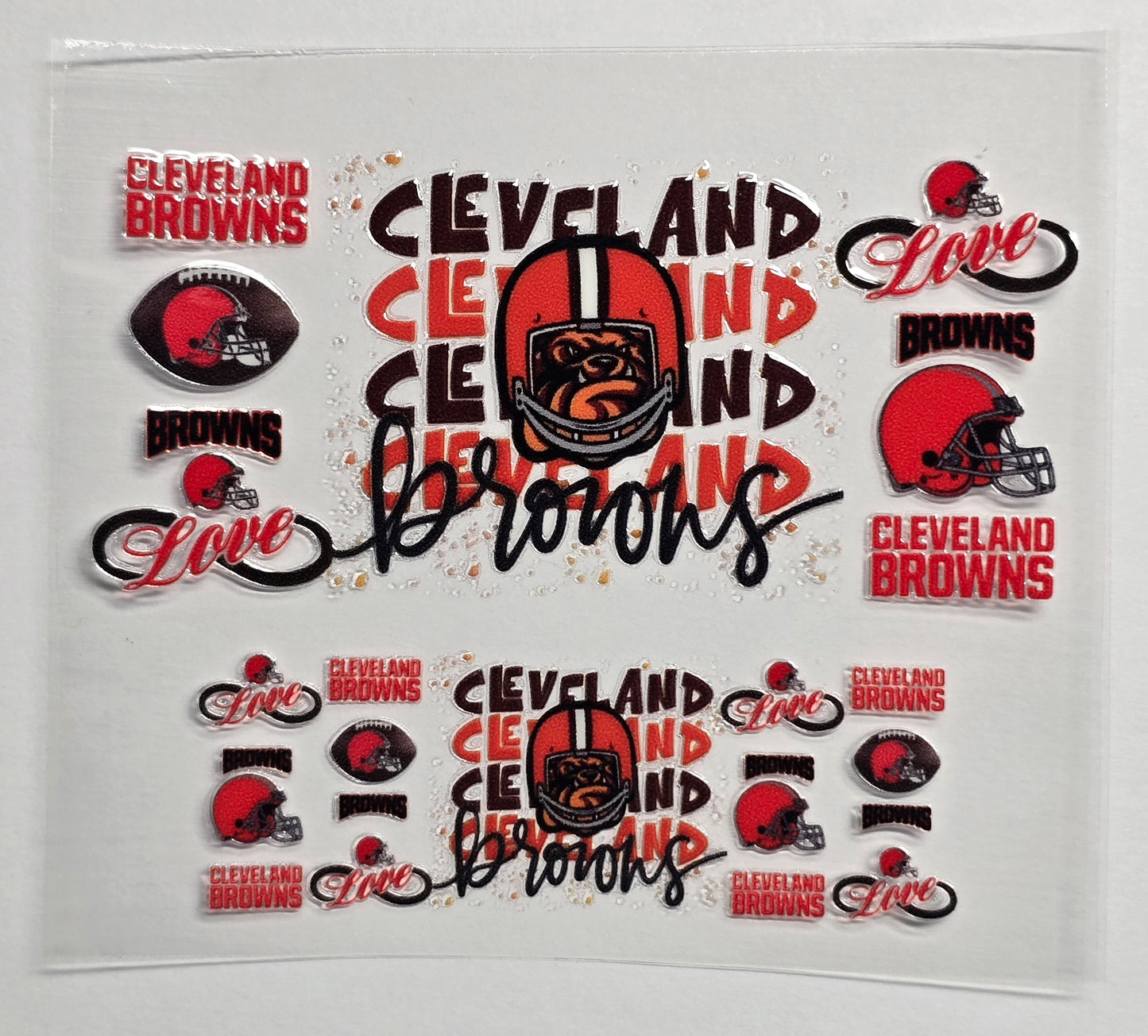 Mini Tumbler Keychain UV/DTF Wraps - Football - Cleveland - Multiple Designs Available