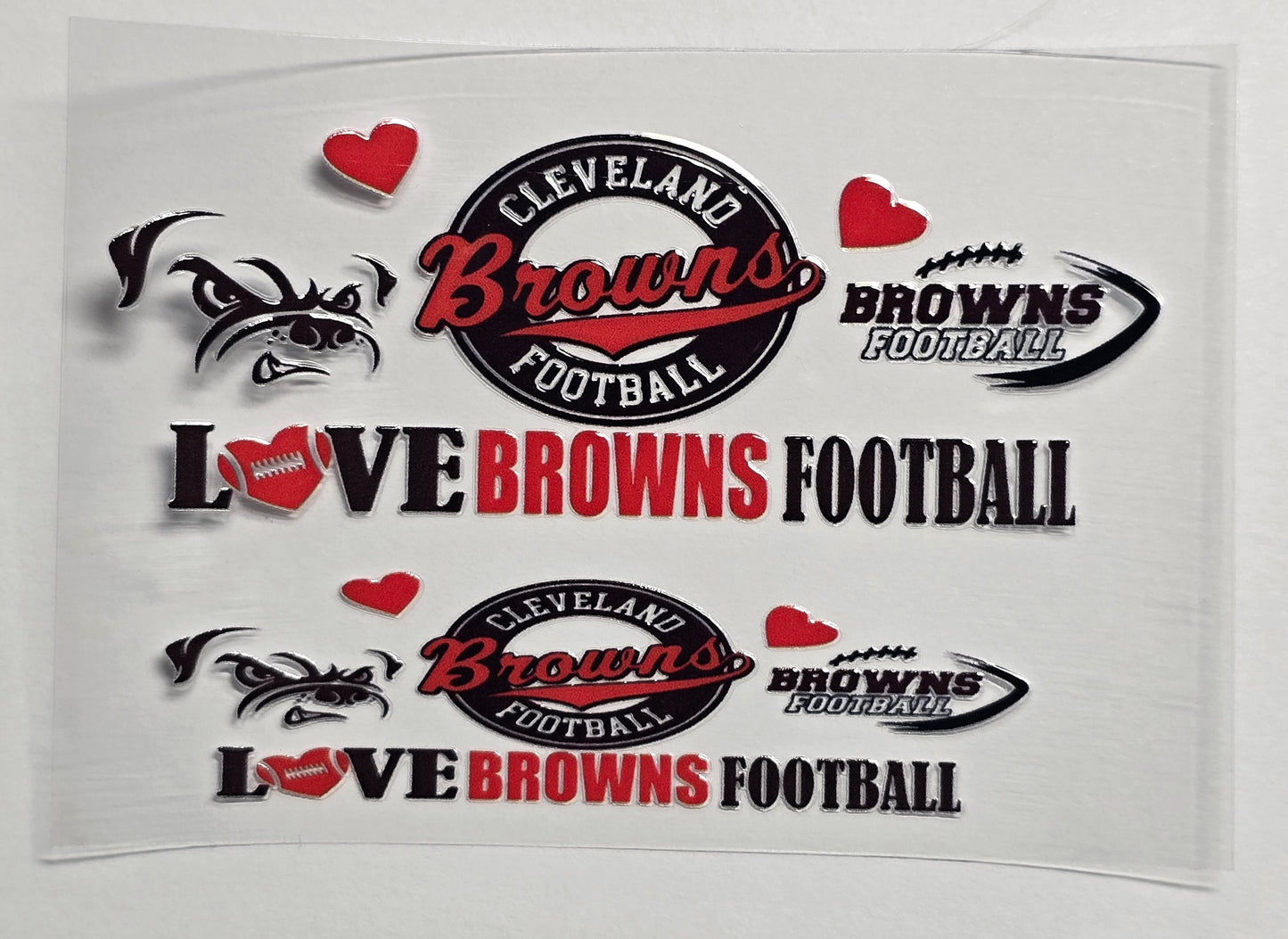 Mini Tumbler Keychain UV/DTF Wraps - Football - Cleveland - Multiple Designs Available