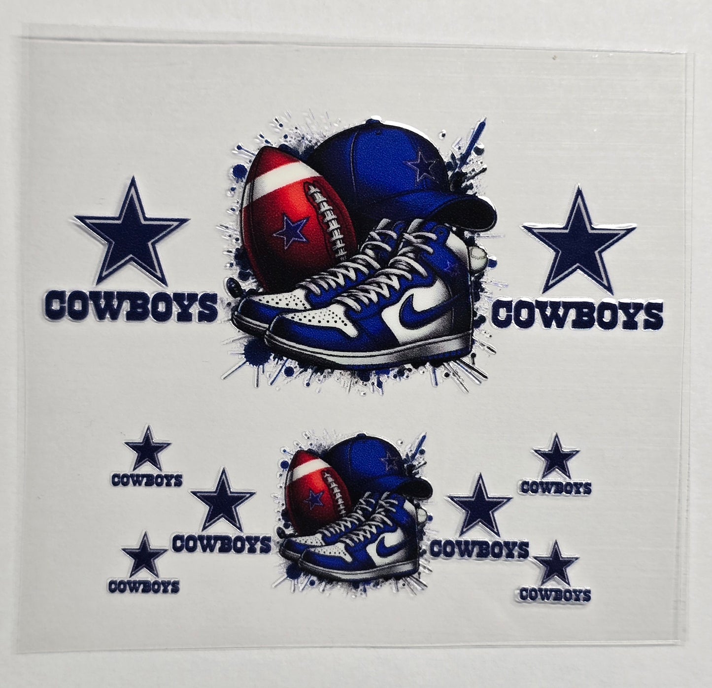 Mini Tumbler Keychain UV/DTF Wraps - Football - Dallas - Multiple Designs Available