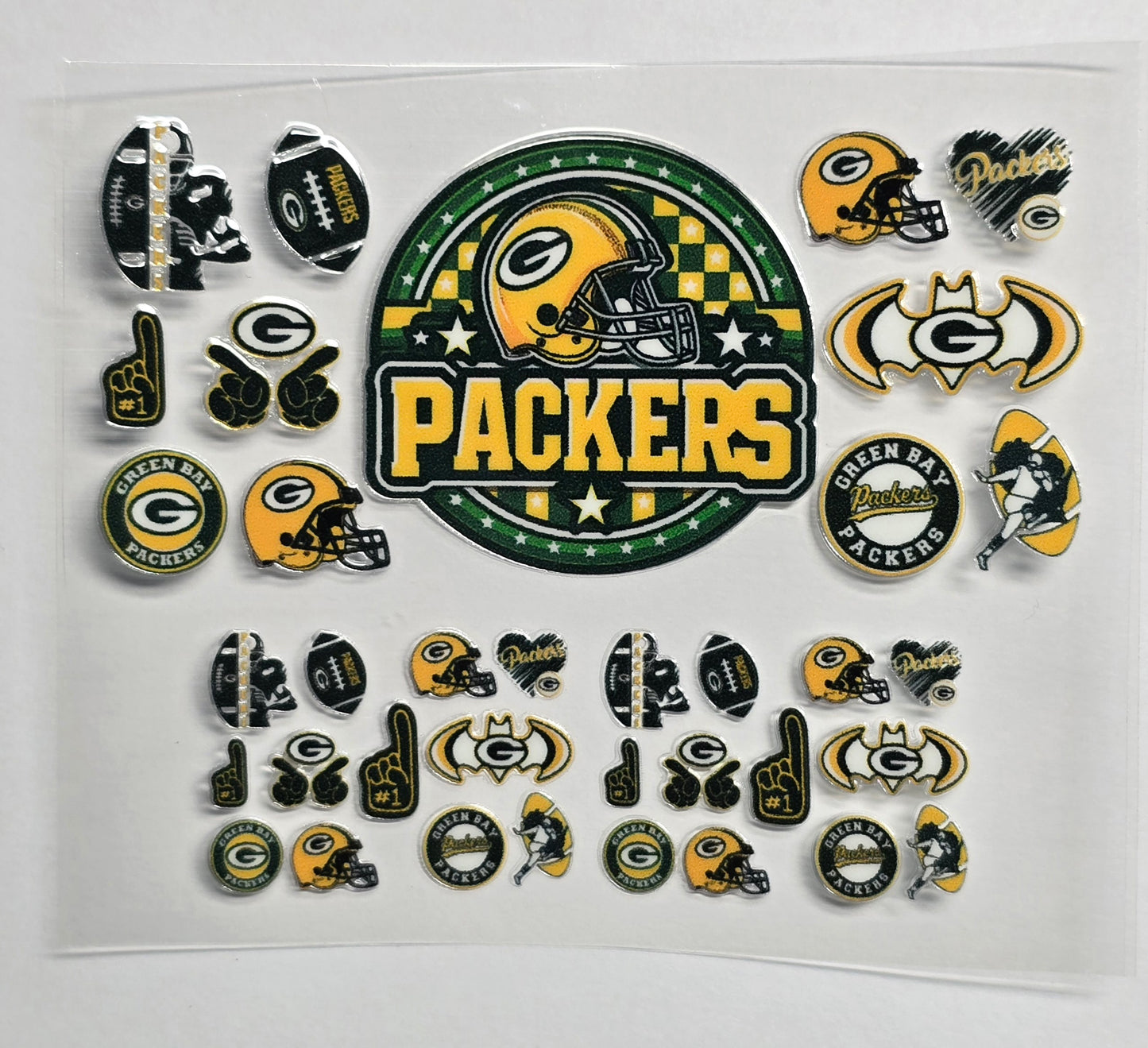 Mini Tumbler Keychain UV/DTF Wraps - Football - Green Bay - Multiple Designs Available