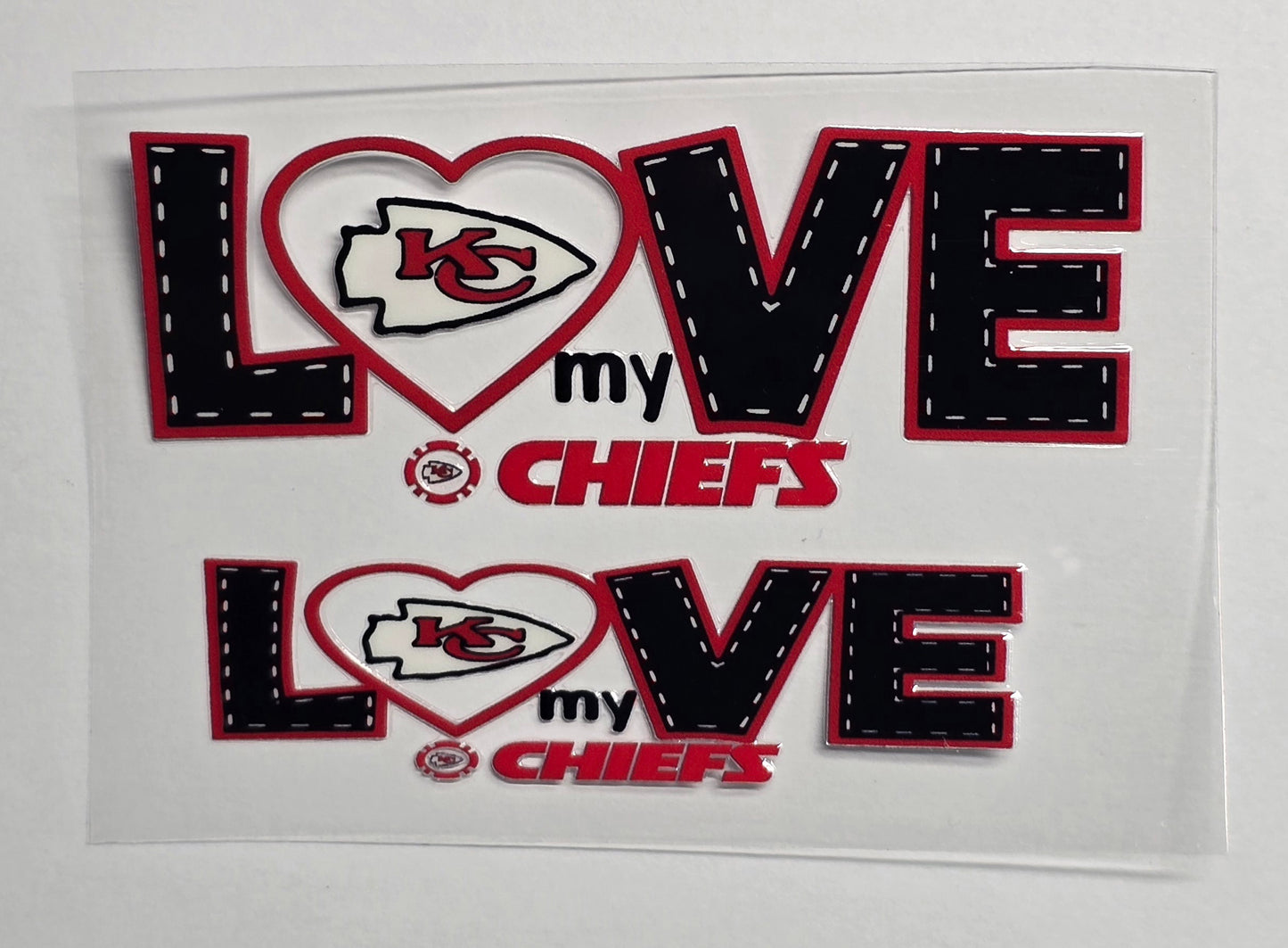 Mini Tumbler Keychain UV/DTF Wraps - Football - Kansas City - Multiple Designs Available