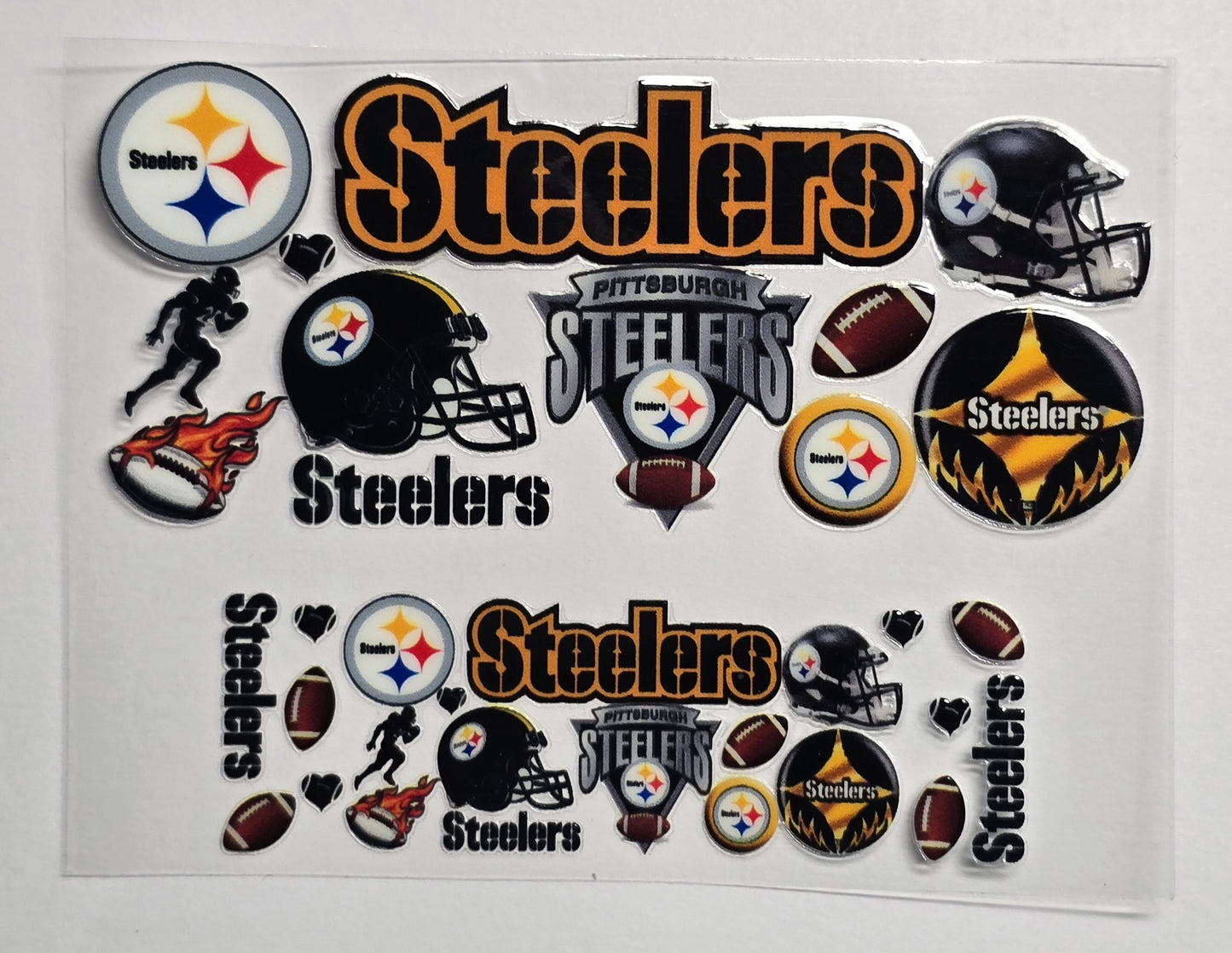 Mini Tumbler Keychain UV/DTF Wraps - Football - Pittsburgh - Multiple Designs Available
