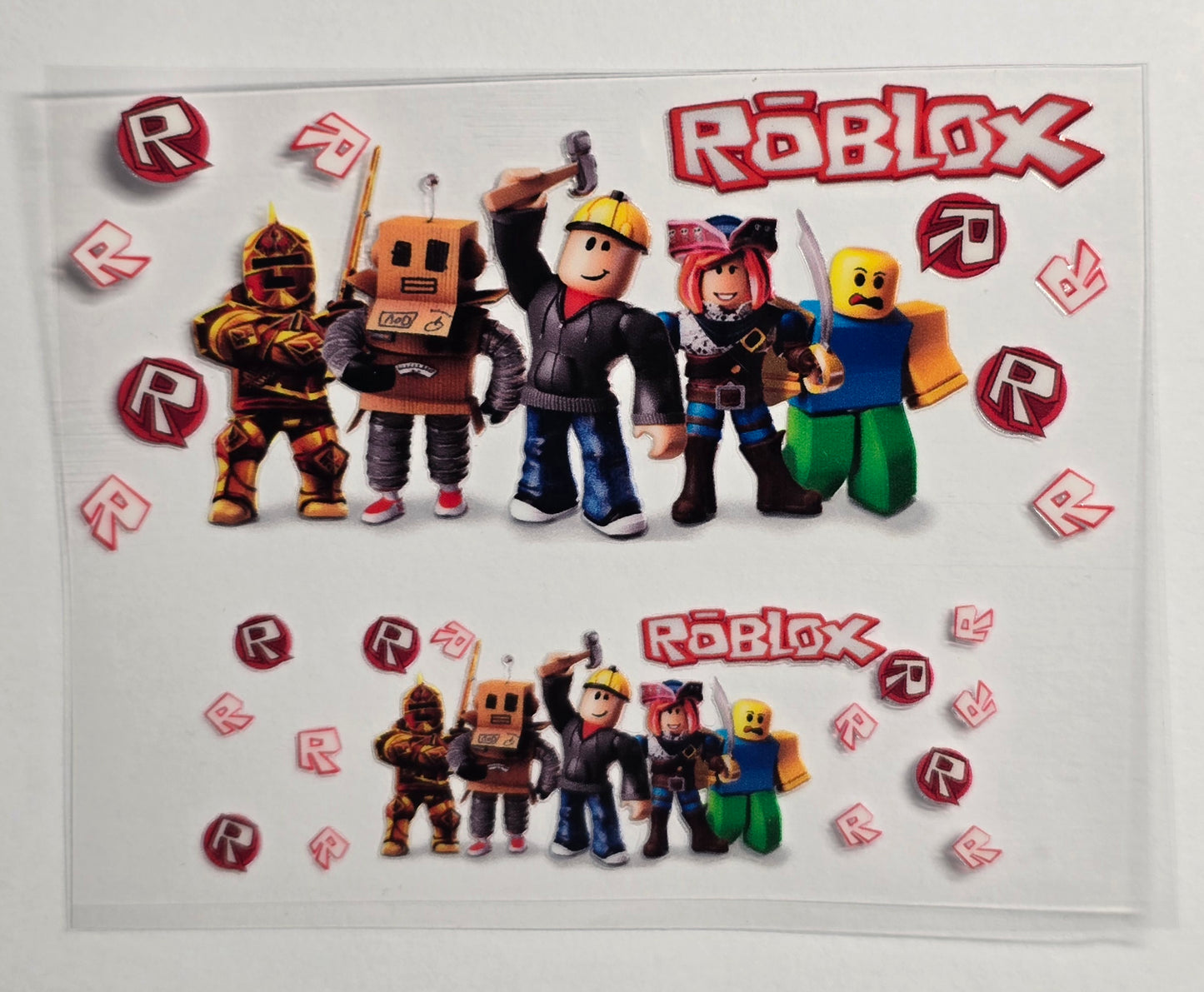 Mini Tumbler Keychain UV/DTF Wraps - Roblox