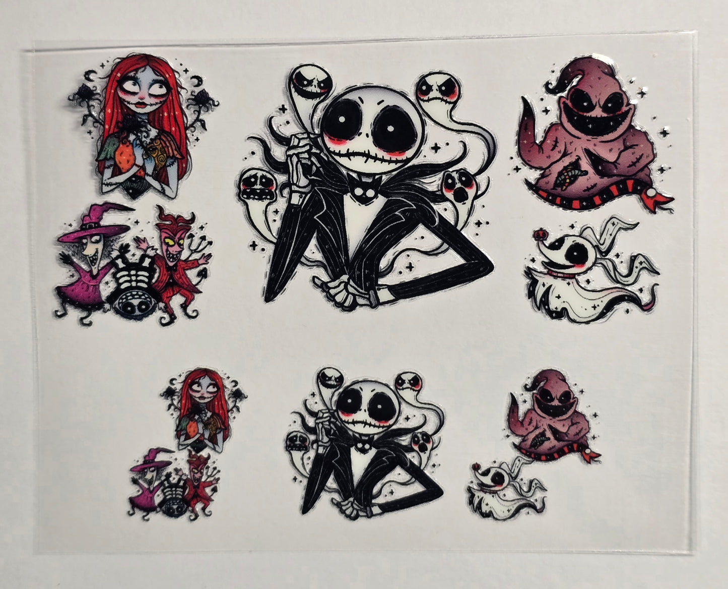 Mini Tumbler Keychain UV/DTF Wraps - Nightmare 1 - Multiple Designs Available
