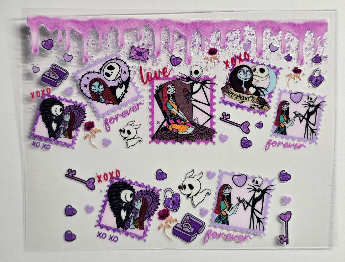 Mini Tumbler Keychain UV/DTF Wraps - Nightmare 1 - Multiple Designs Available