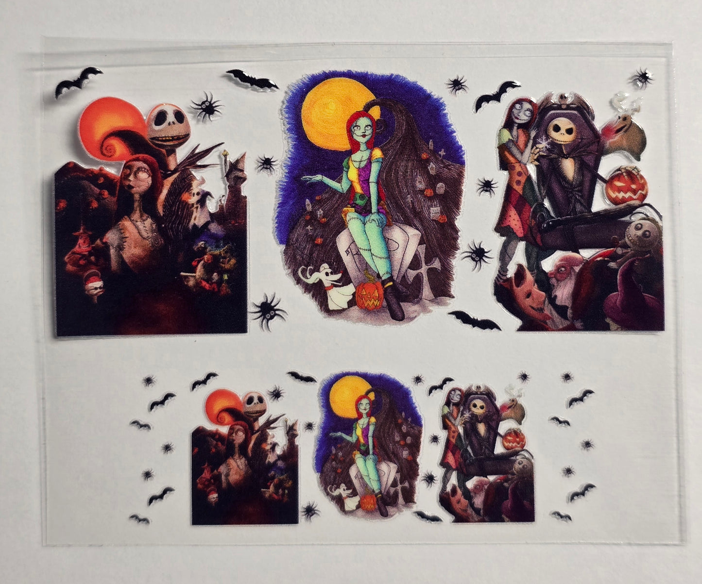 Mini Tumbler Keychain UV/DTF Wraps - Nightmare 1 - Multiple Designs Available