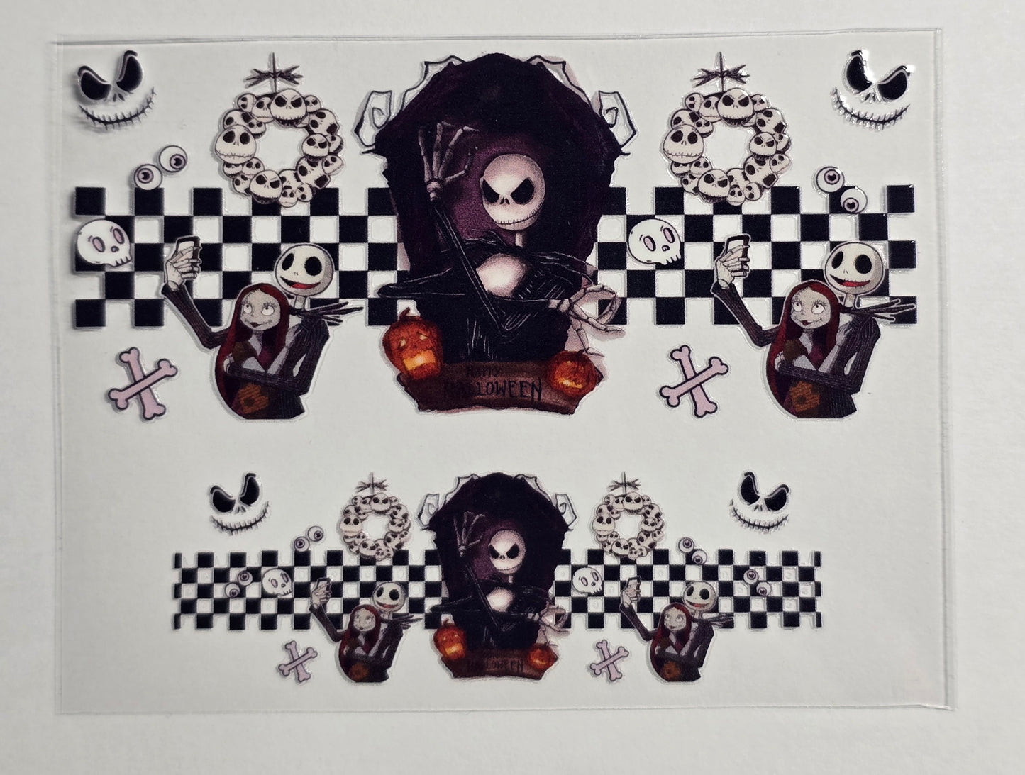 Mini Tumbler Keychain UV/DTF Wraps - Nightmare 1 - Multiple Designs Available