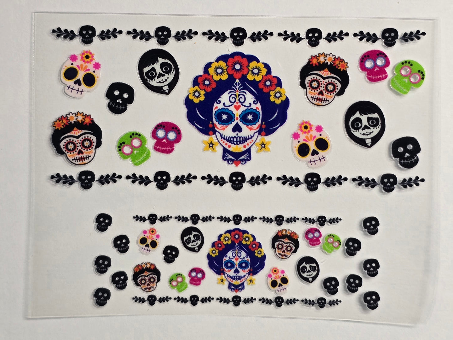 Mini Tumbler Keychain UV/DTF Wraps - Skulls - Multiple Designs Available