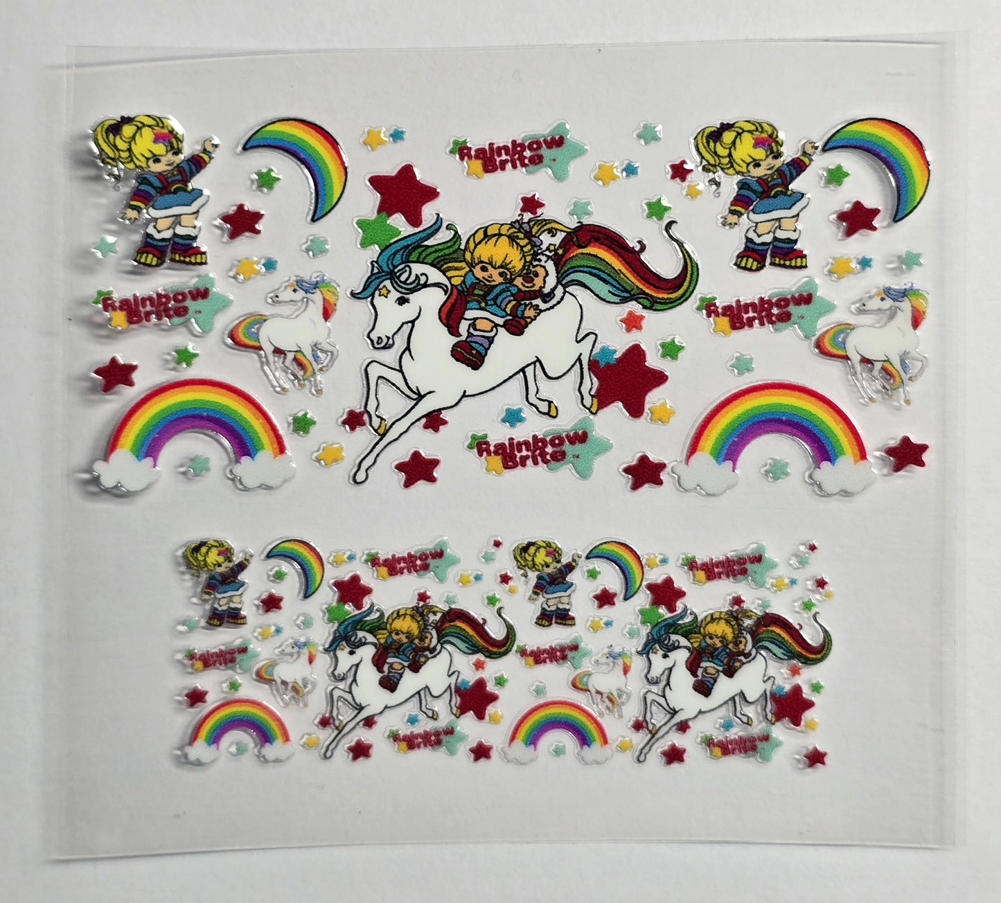 Mini Tumbler Keychain UV/DTF Wraps - Rainbow Bright - Multiple Designs Available