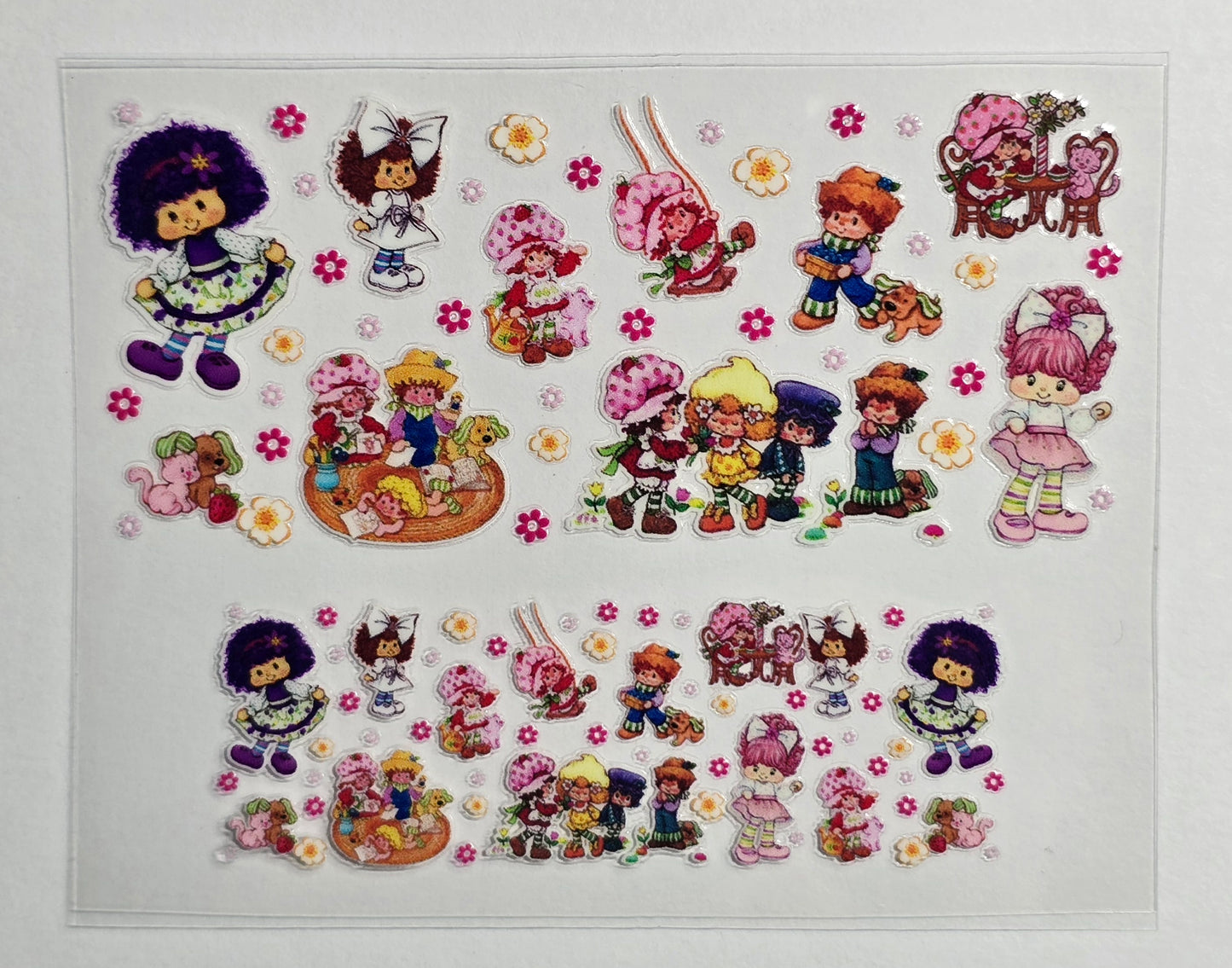 Mini Tumbler Keychain UV/DTF Wraps - Strawberry Shortcake - Multiple Designs Available