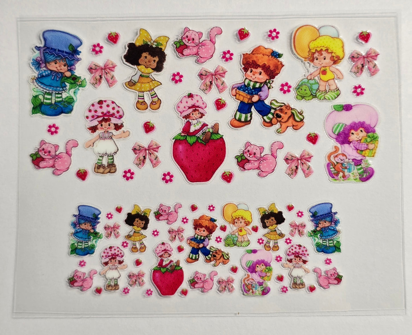 Mini Tumbler Keychain UV/DTF Wraps - Strawberry Shortcake - Multiple Designs Available