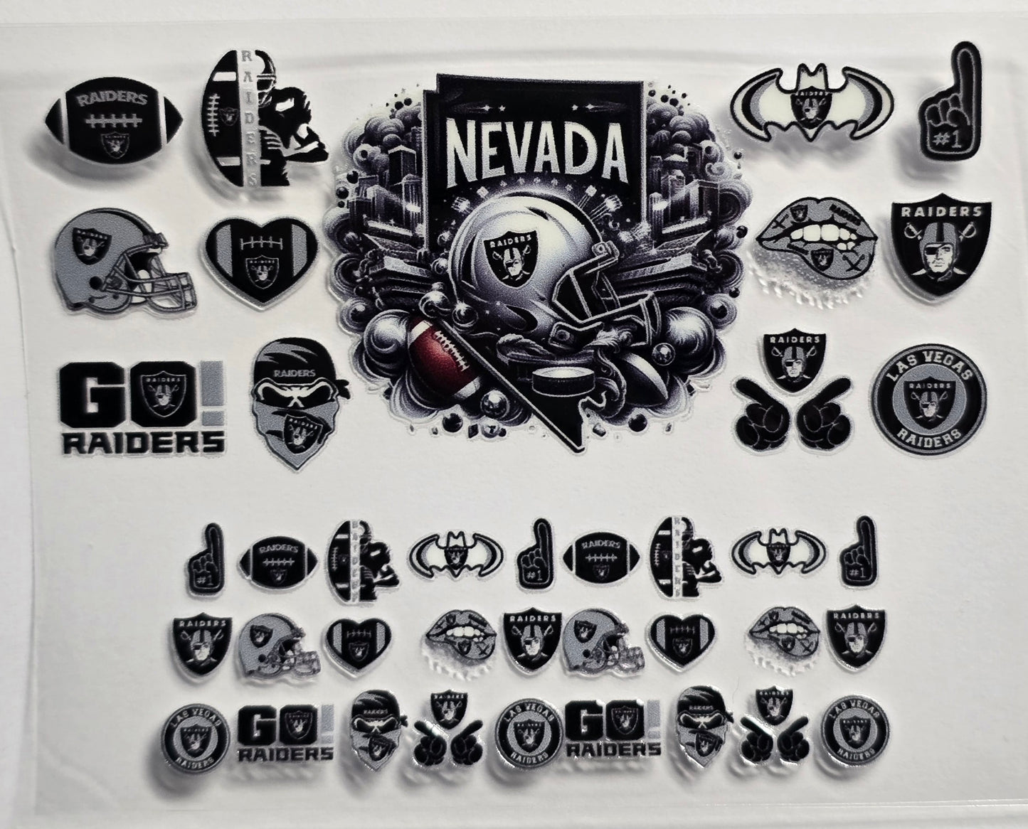 Mini Tumbler Keychain UV/DTF Wraps - Football - Las Vegas - Multiple Designs Available