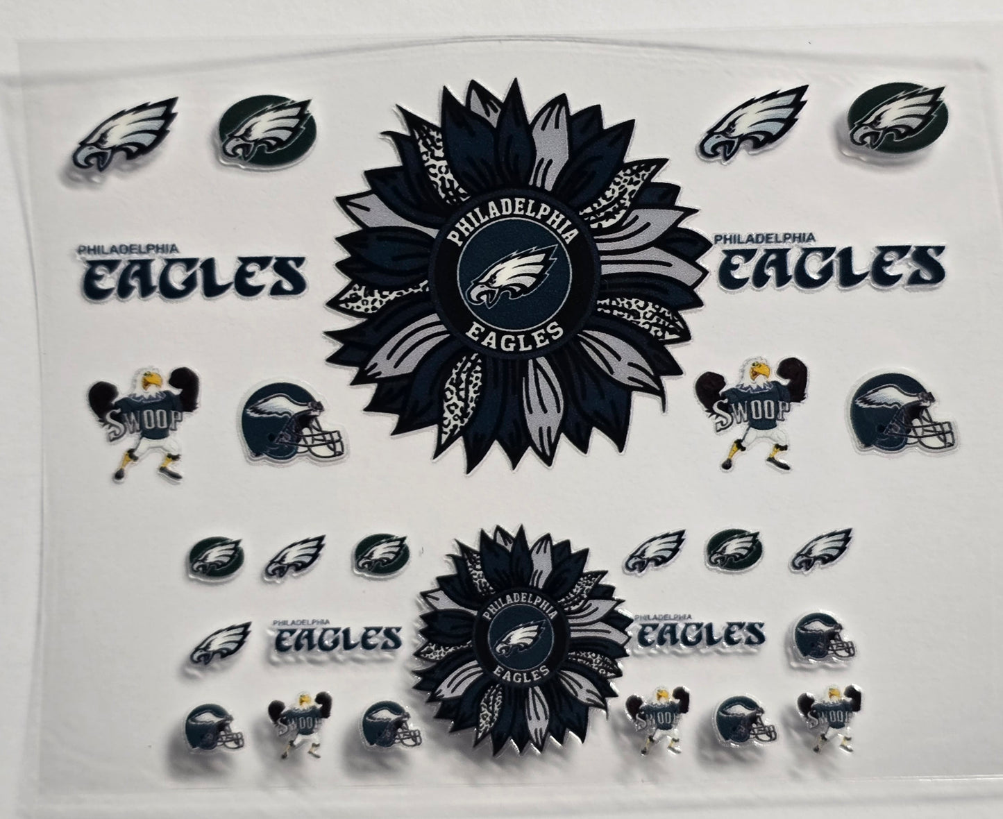 Mini Tumbler Keychain UV/DTF Wraps - Football - Philadelphia - Multiple Designs Available
