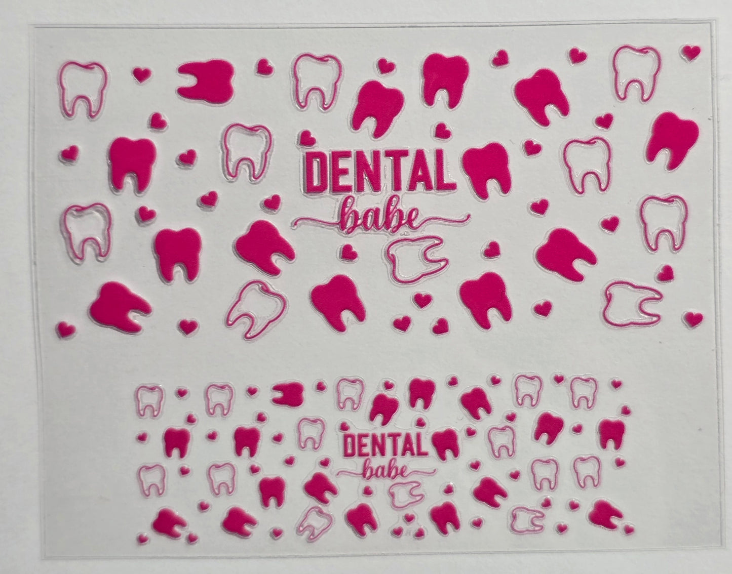 Mini Tumbler Keychain UV/DTF Wraps - Medical/Dental - Multiple Designs Available