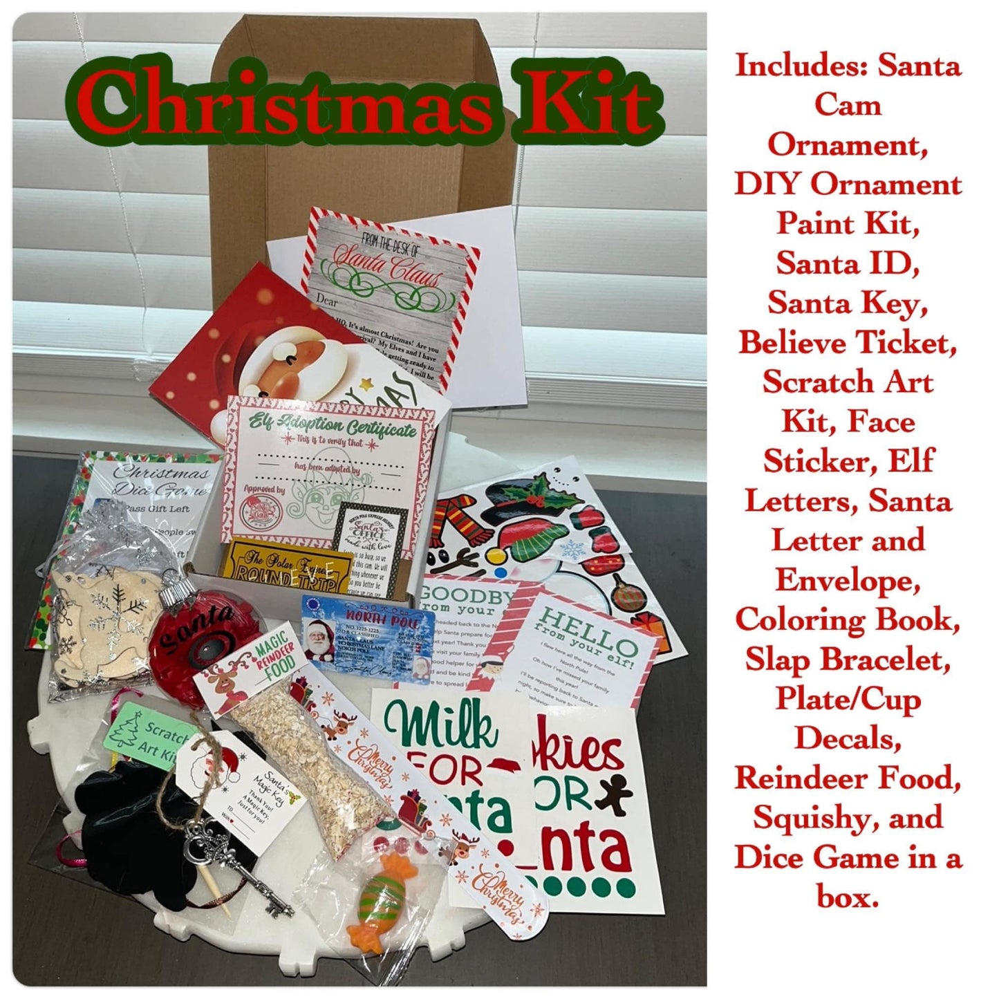 Christmas Kit for Kids - Holiday Activity Box