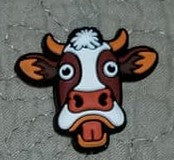 Silicone Focal Beads - Assorted Cows, True Crime and Coffee Focal Beads