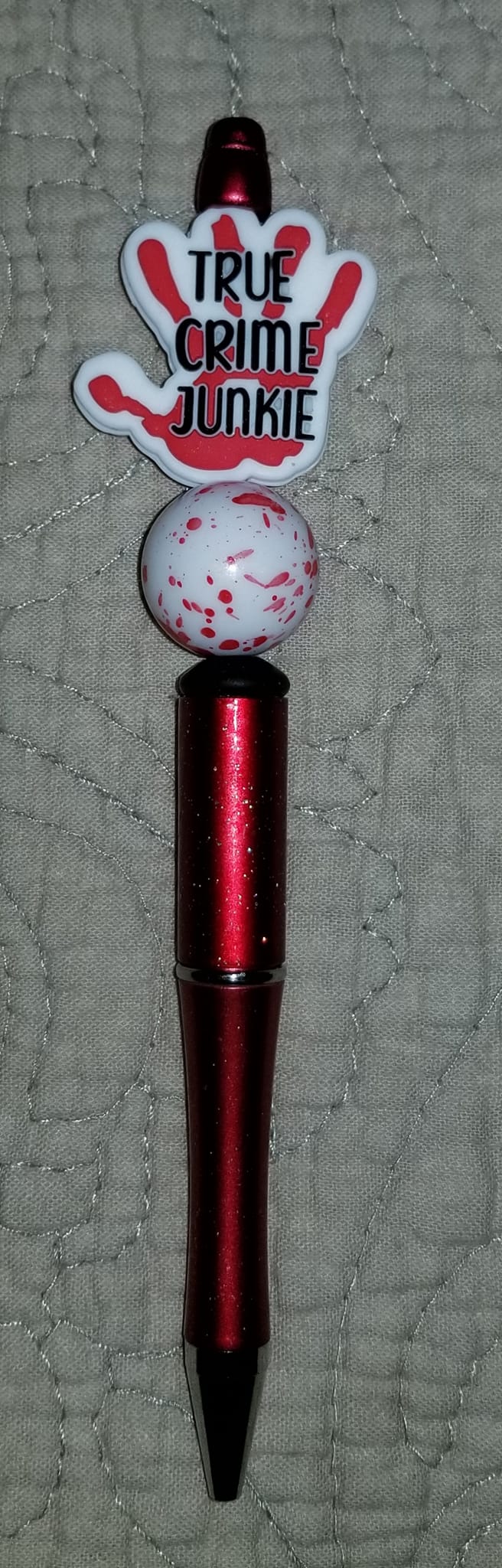 Halloween & True Crime Beaded Character Pen – Includes 1 Ink Refill