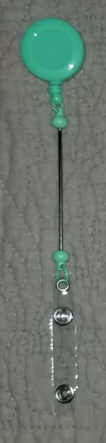 Retractable Beadable Badge Reels - Multiple Colors Available