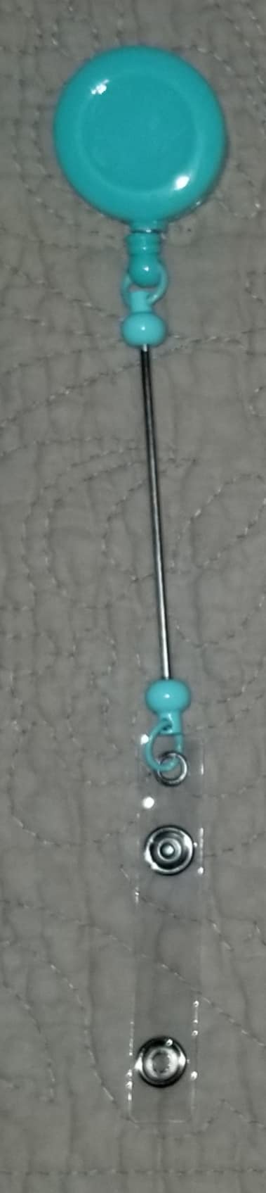 Retractable Beadable Badge Reels - Multiple Colors Available