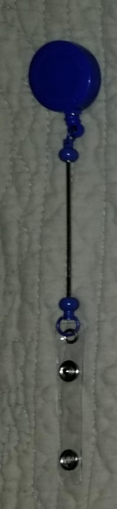 Retractable Beadable Badge Reels - Multiple Colors Available