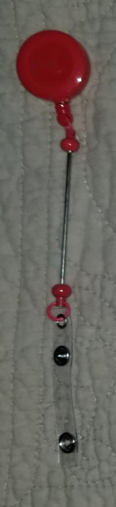 Retractable Beadable Badge Reels - Multiple Colors Available