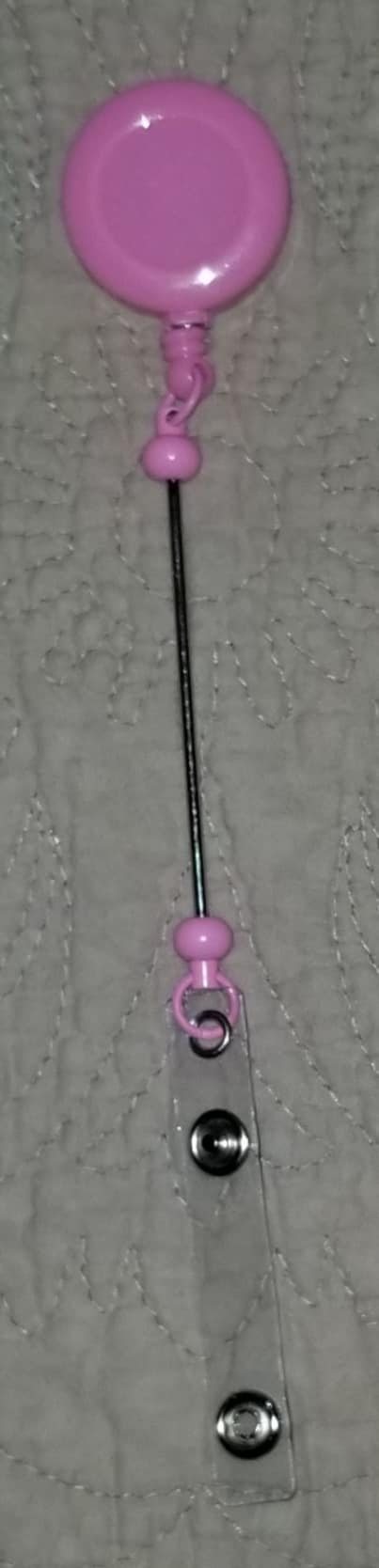 Retractable Beadable Badge Reels - Multiple Colors Available