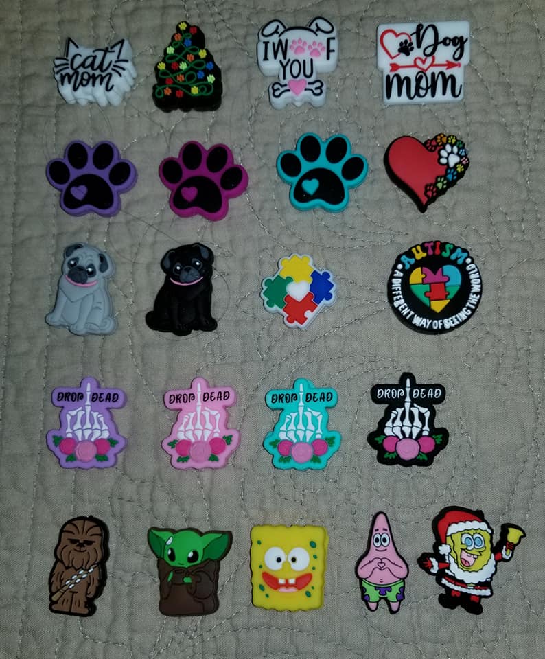 Pets, Autism, Skeleton, Drop Dead, Character Focal Beads for Crafting & DIY Projects (Multiple Designs Available)